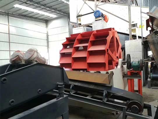 四槽大型石粉洗砂機(jī)視頻_大型水洗石粉沙機(jī)型號介紹