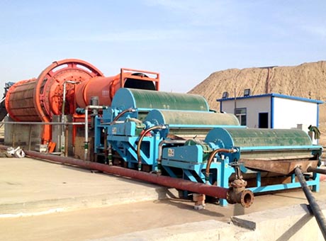 河南三門峽鐵礦石磁選生產線