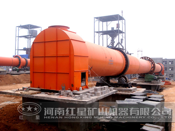 粘土回轉窯現場圖片