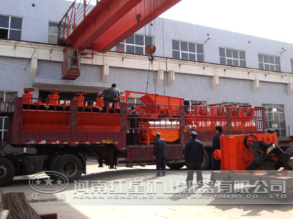 金礦浮選機發(fā)貨圖