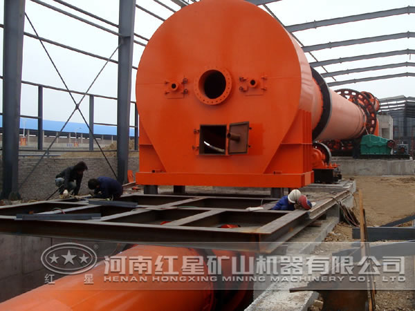 回轉(zhuǎn)窯生產(chǎn)現(xiàn)場