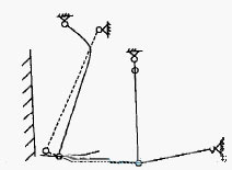 改進(jìn)后的簡擺顎式破碎機的結(jié)構(gòu)原理示意圖