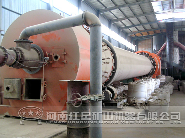 碳酸鈣回轉(zhuǎn)窯現(xiàn)場