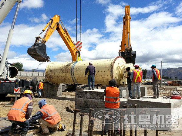 球磨機(jī)安裝