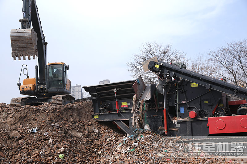 小型粉碎建筑垃圾的機器，每小時100噸價格是多少，有視頻嗎