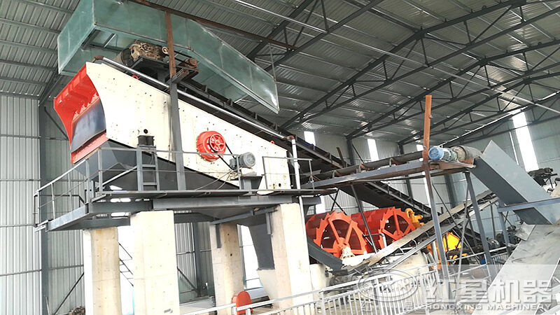 斗式洗砂機多少錢一臺？一小時160噸洗砂生產(chǎn)線配置方案