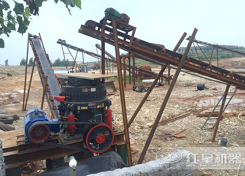 hp500圓錐破時(shí)產(chǎn)花崗巖多少噸，多少錢？