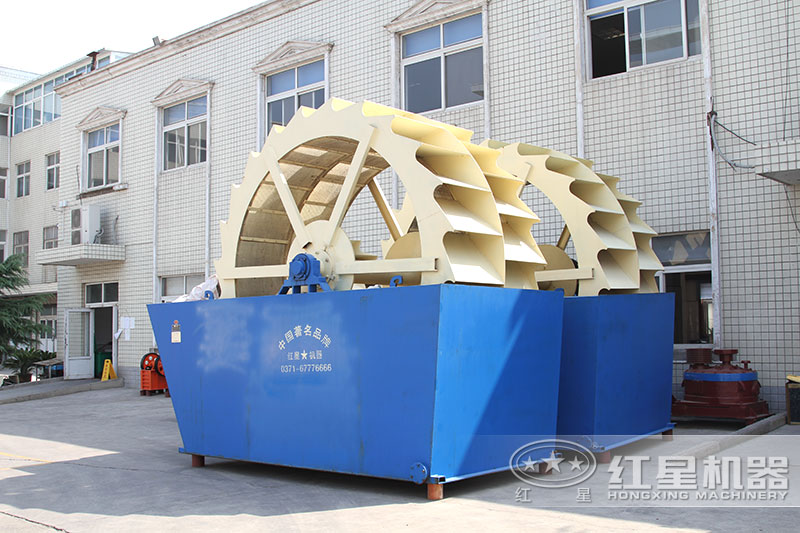 洗沙場(chǎng)，一臺(tái)洗砂機(jī)一天能洗多少噸？含洗砂視頻大全