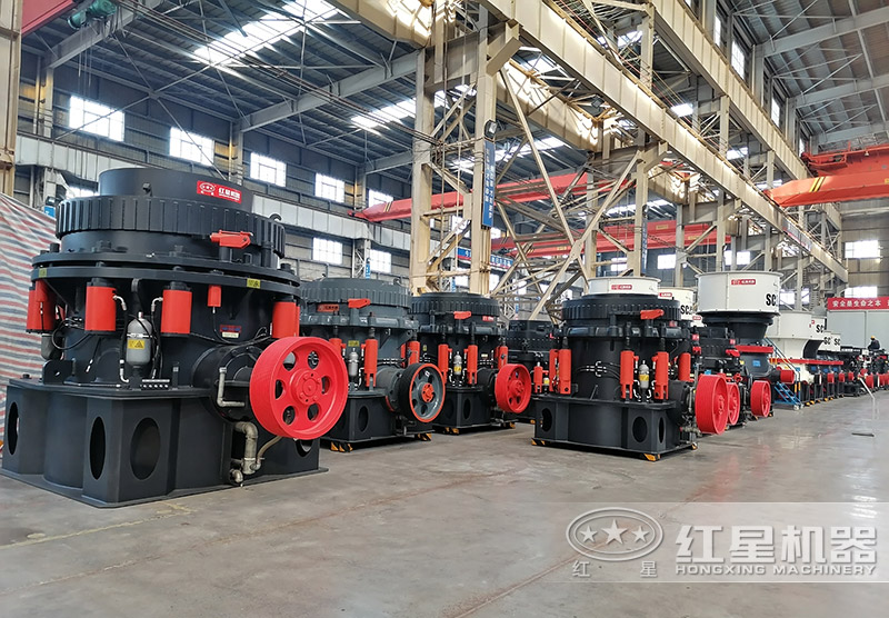 紅星機(jī)器-液壓巖石破碎機(jī)車(chē)間現(xiàn)貨