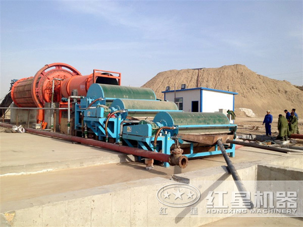 紅星磁選機(jī)工作現(xiàn)場(chǎng)