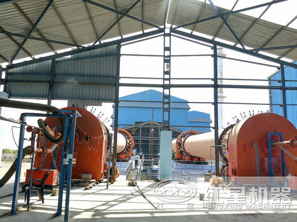 石灰回轉(zhuǎn)窯作業(yè)現(xiàn)場實(shí)拍