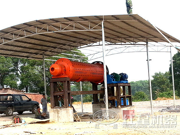 球磨機生產(chǎn)現(xiàn)場