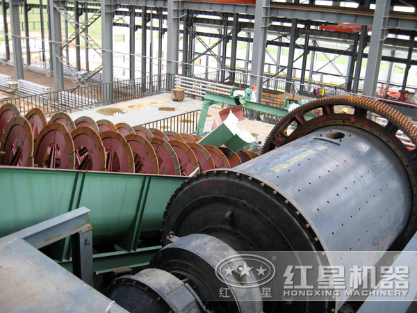 球磨機(jī)生產(chǎn)現(xiàn)場