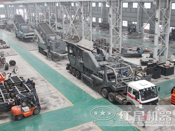 紅星移動(dòng)破碎站生產(chǎn)實(shí)力