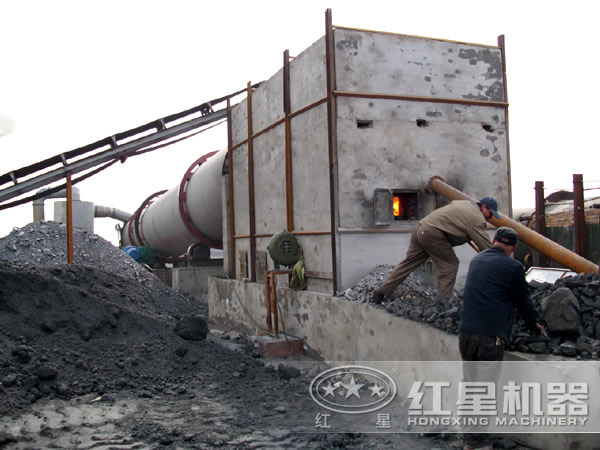 脫硫石膏烘干機生產現(xiàn)場