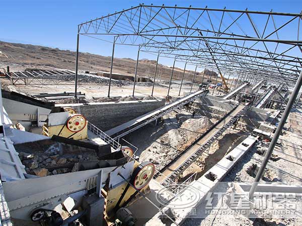 砂石廠生產(chǎn)現(xiàn)場實拍