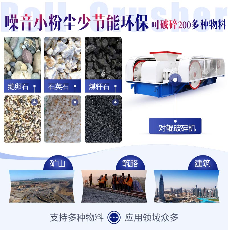 對輥時(shí)破碎機(jī)適用范圍