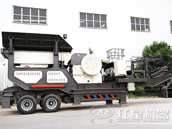 建筑垃圾車載移動式破碎機(jī)