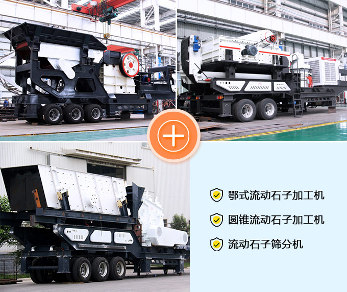 鄂式、圓錐、篩分流動加工機(jī)