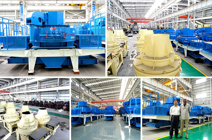 制砂線(xiàn)主要設(shè)備——制砂機(jī)車(chē)間展示