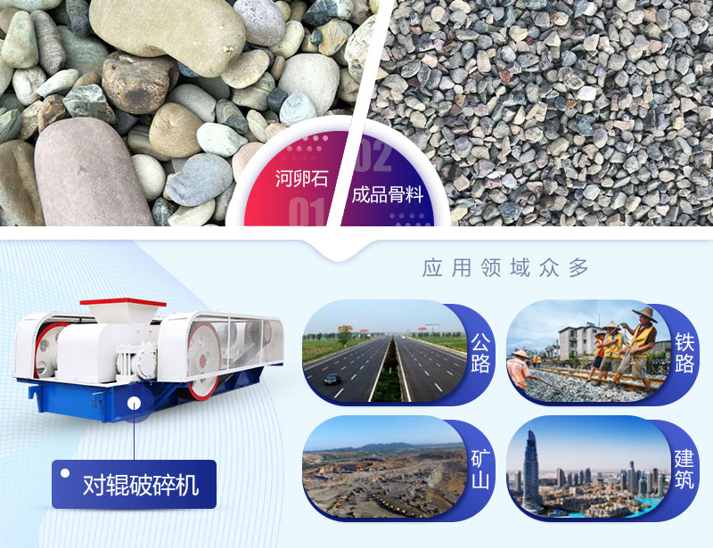 鵝卵石對(duì)輥式破碎機(jī)