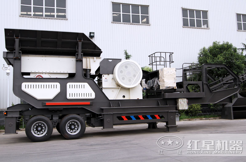 移動破青石機(jī)器展示