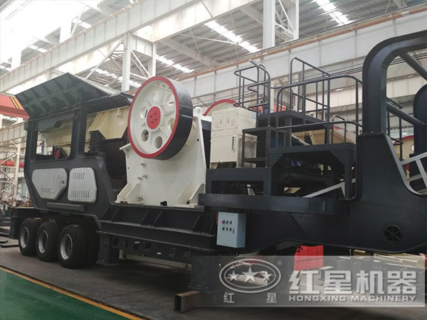 輪胎式移動(dòng)石子破碎機(jī)