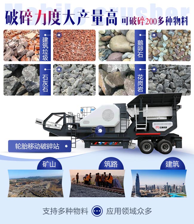 移動式碎石機(jī)用途