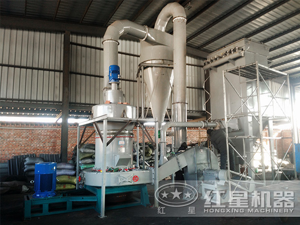 煤矸石磨粉工藝現(xiàn)場，干凈無粉塵