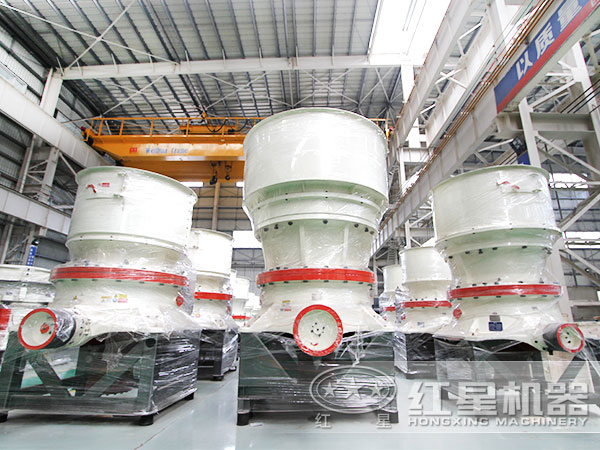 單缸圓錐破碎機車間實拍