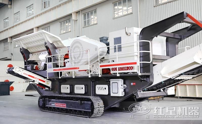 客戶來廠參觀履帶移動(dòng)破