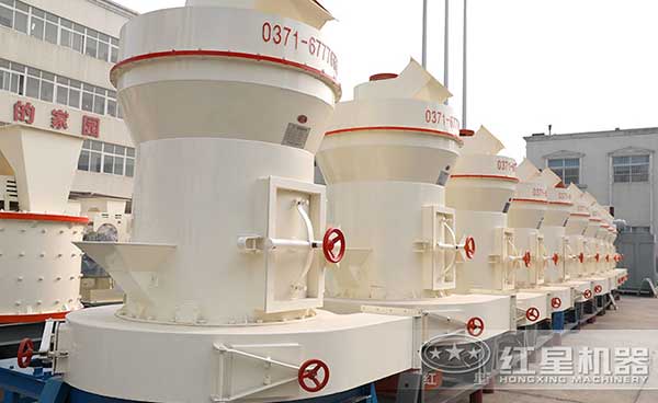 碳酸鈣磨粉機廠區(qū)實拍