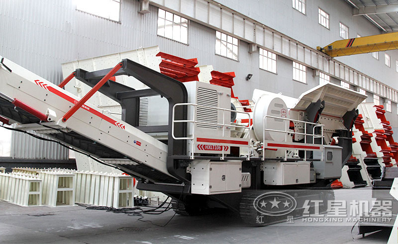 履帶式移動(dòng)破碎站