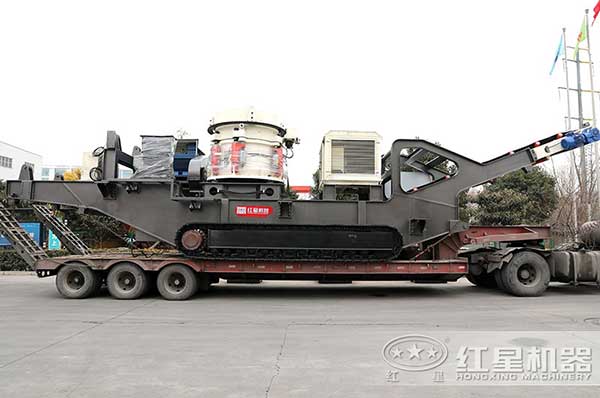 履帶式碎石機發(fā)貨圖