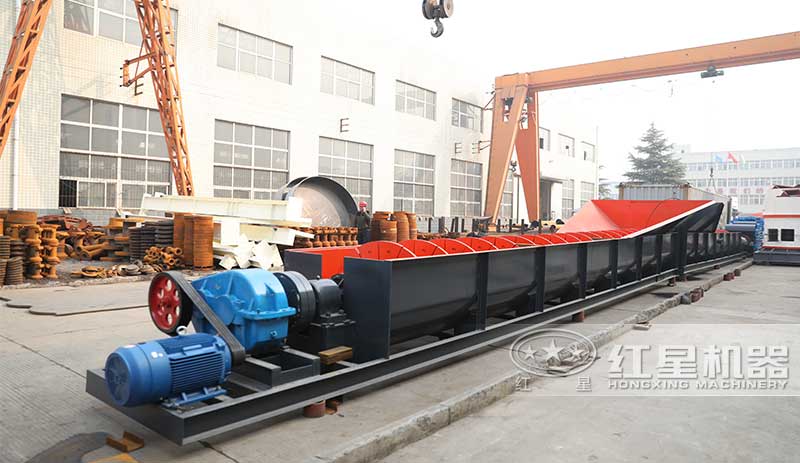 螺旋洗砂回收一體機廠區(qū)實拍