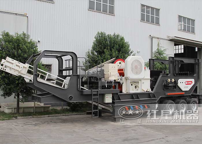 移動鄂式破石機(jī)廠區(qū)圖