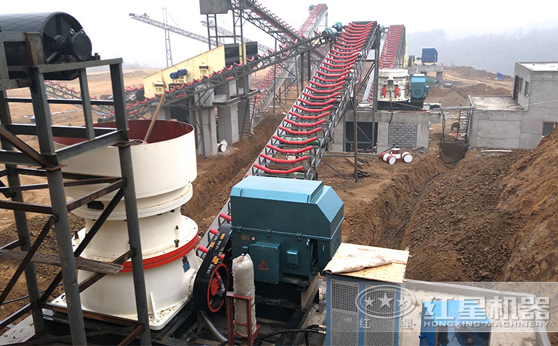 不同型號圓錐破碎機(jī)用于同一現(xiàn)場協(xié)同作業(yè)