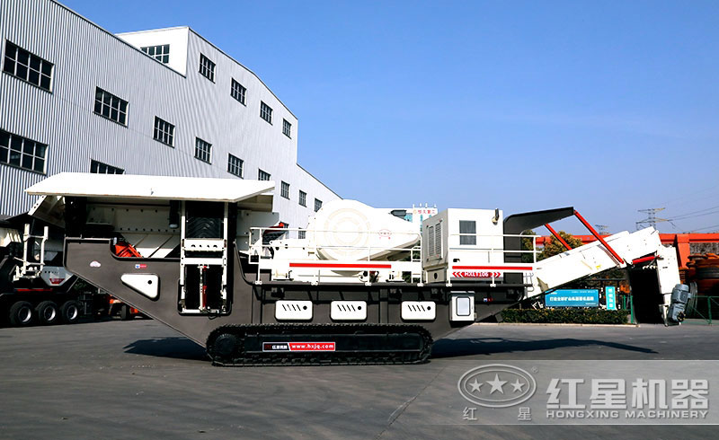 技術(shù)先進(jìn)的履帶移動(dòng)鄂破碎石子機(jī)