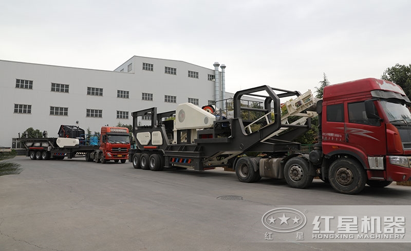 簡(jiǎn)單的移動(dòng)顎式破碎機(jī)發(fā)貨啦