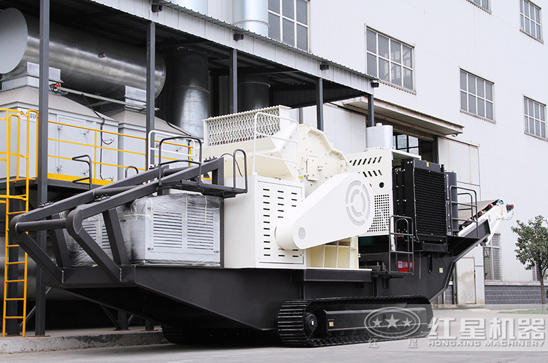 履帶式流動(dòng)石子加工機(jī)械