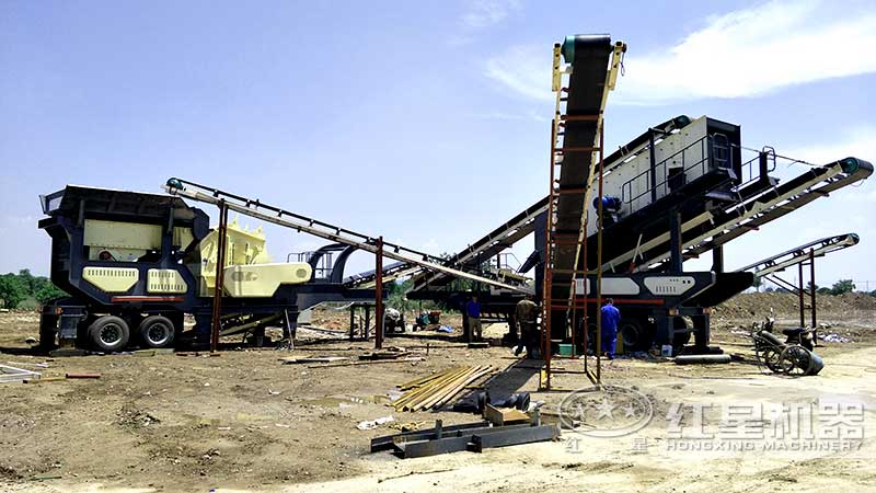 專(zhuān)門(mén)用來(lái)加工軟石料的移動(dòng)碎石配置