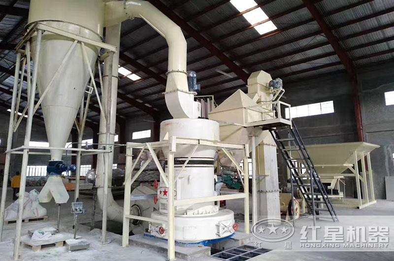 環(huán)保磨粉生產(chǎn)線現(xiàn)場