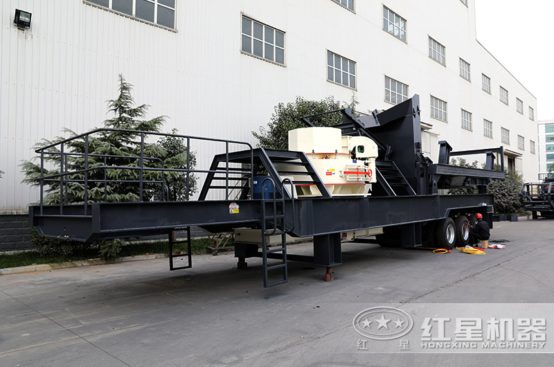 車載式制砂機(jī)實拍圖