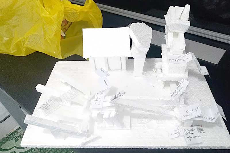 為客戶設(shè)計(jì)的生產(chǎn)線加工現(xiàn)場(chǎng)模型