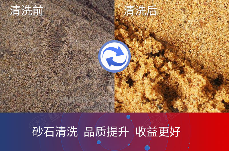 經(jīng)過清洗后的沙子