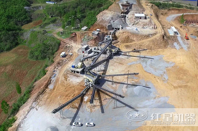 河南大型砂石生產現(xiàn)場