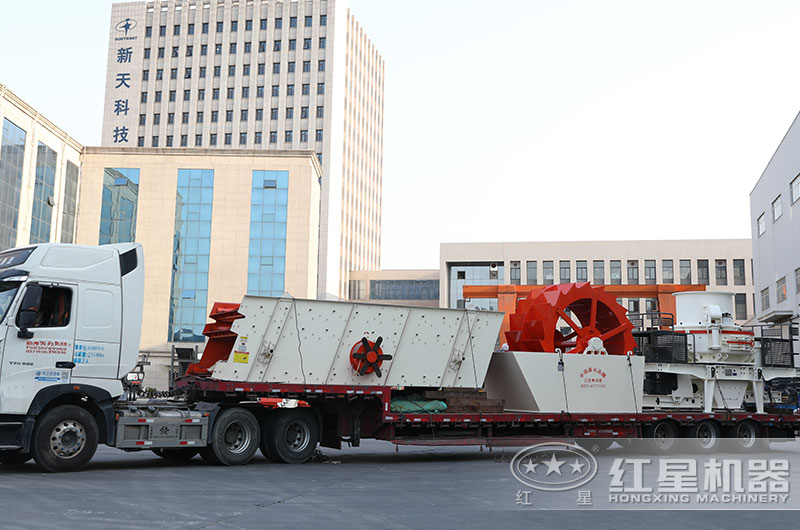 機制砂生產(chǎn)線每月都要發(fā)出去幾十臺