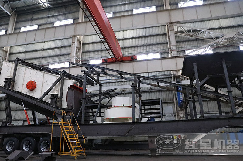 輪胎移動(dòng)制砂機(jī)