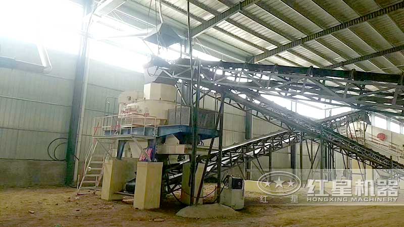 VSI制砂機生產(chǎn)現(xiàn)場實拍