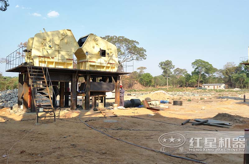 反擊式破碎機(jī)可加工800mm以下石料